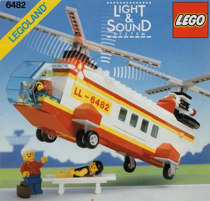 6482-1 – Rescue Helicopter – Bricks and Bobs
